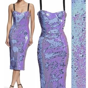 Iridescent Sequin Sheath Dress ⚡